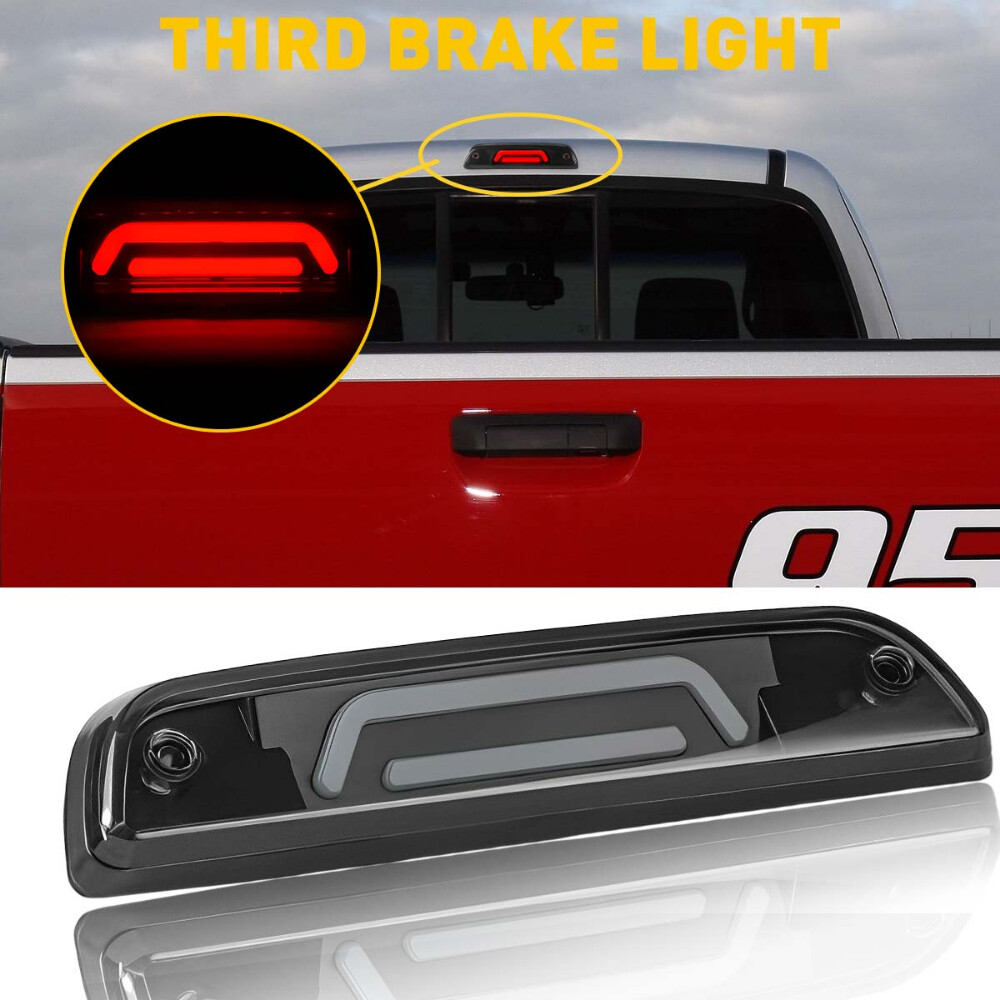 Smoked Lens Full LED High Mount Third 3rd Brake/Stop Light For Toyota Tacoma