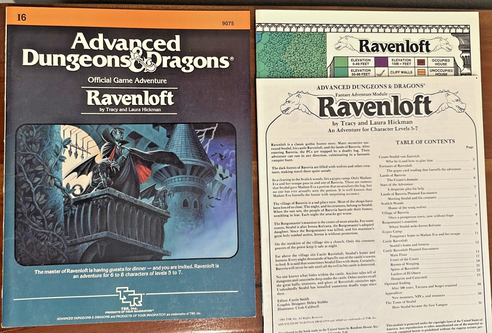 AD&D Adventure Module I6 Ravenloft TSR 9075