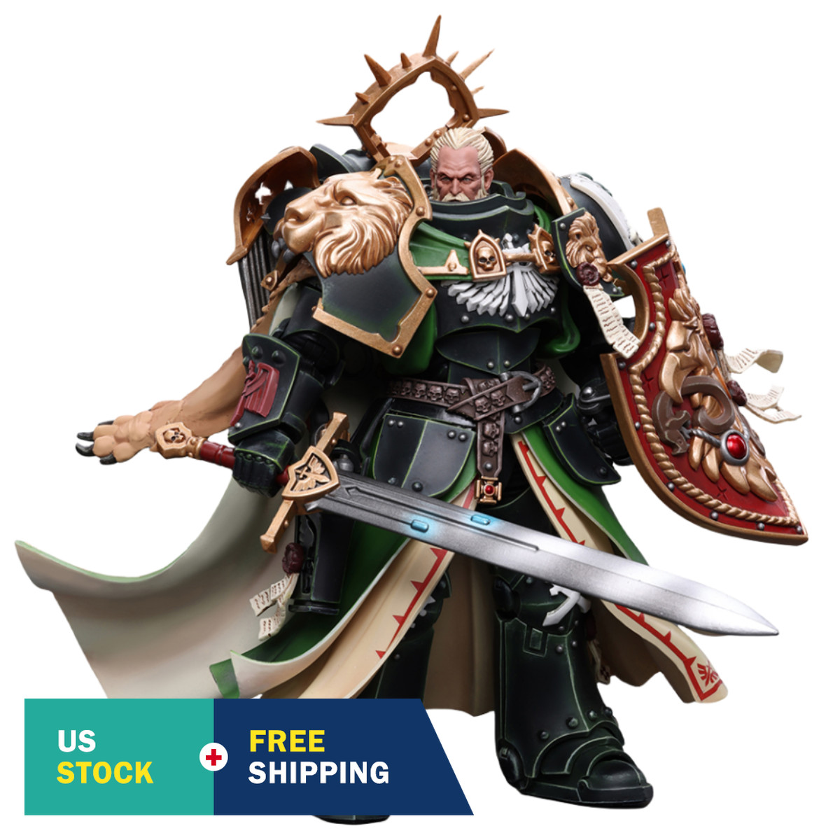 HiPlay JoyToy Warhammer Dark Angels Primarch Lion El‘Jonson 1:18 Figures