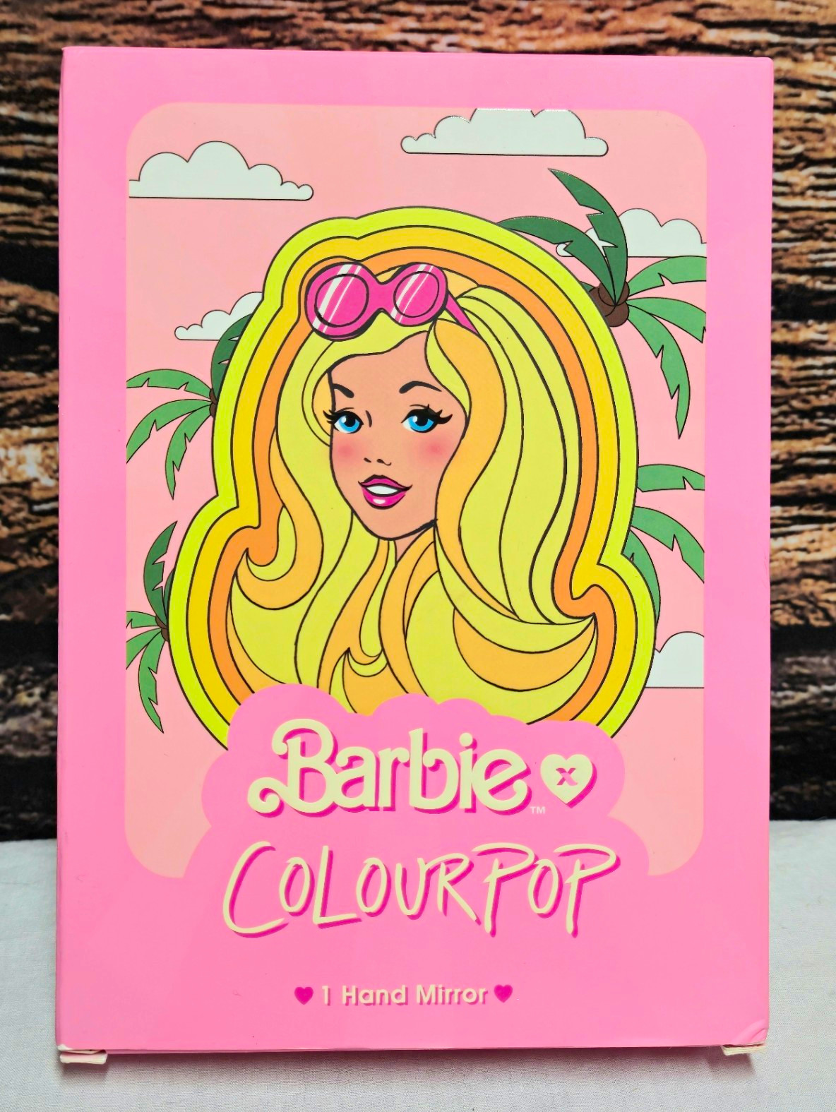 ColourPop Barbie x ColourPop Heart-Shaped Hand Held Mirror Pink ColourPop Barbie x ColourPop Heart-Shaped Hand Held Mirror Pink