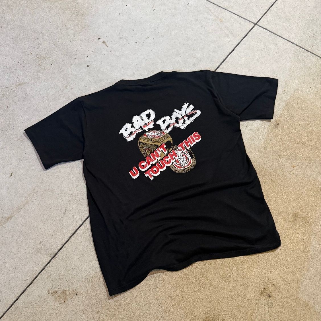 Vintage 1990 Hammer Time Bad Boys T Shirt Single Stitch Jerzees USA 90s