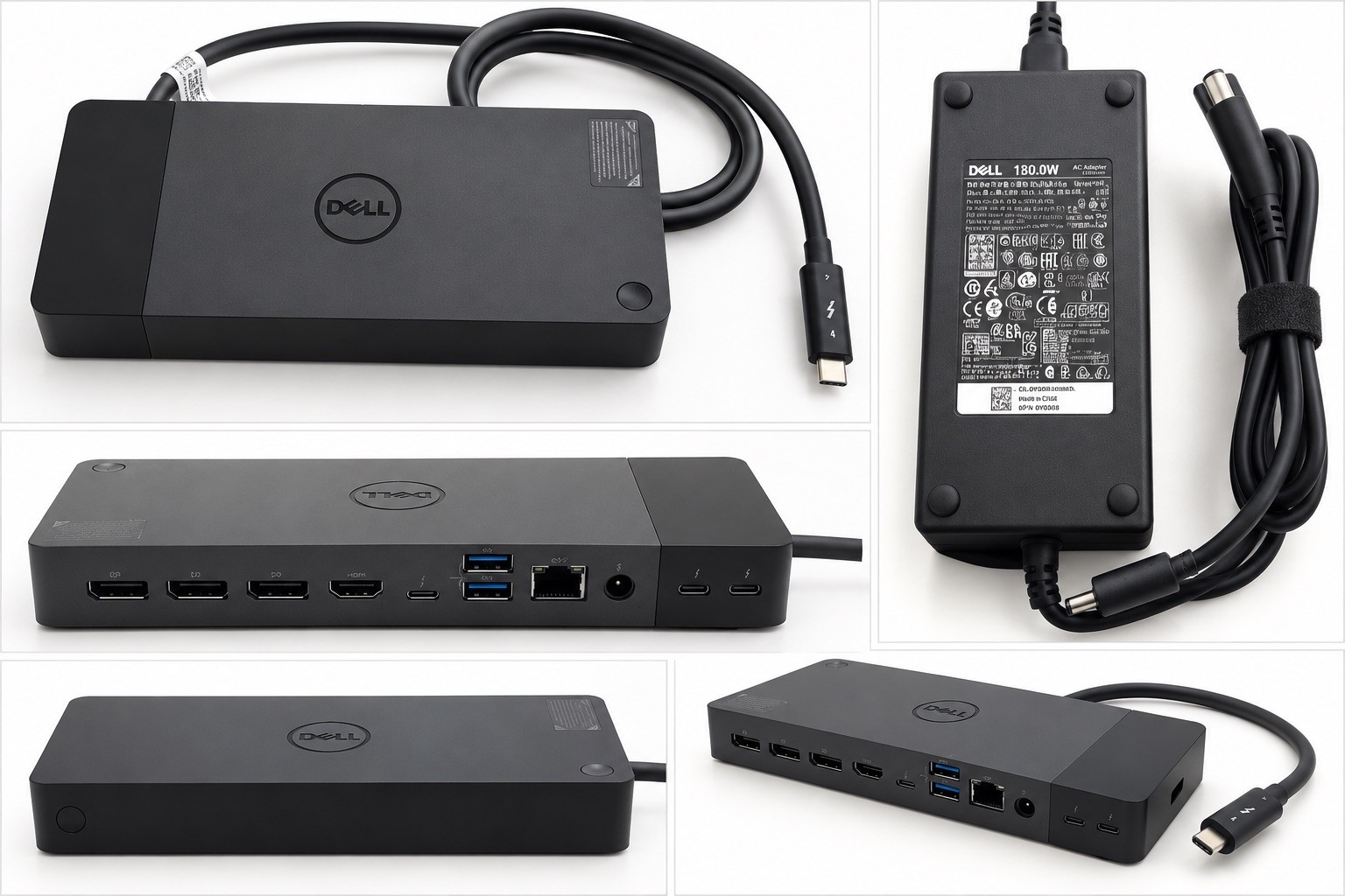 Dell WD22TB4 Thunderbolt 4 Dock w/180W Power Adapter – Excellent Condition Dell WD22TB4 Thunderbolt 4 Dock w/180W Power Adapter – Excellent Condition
