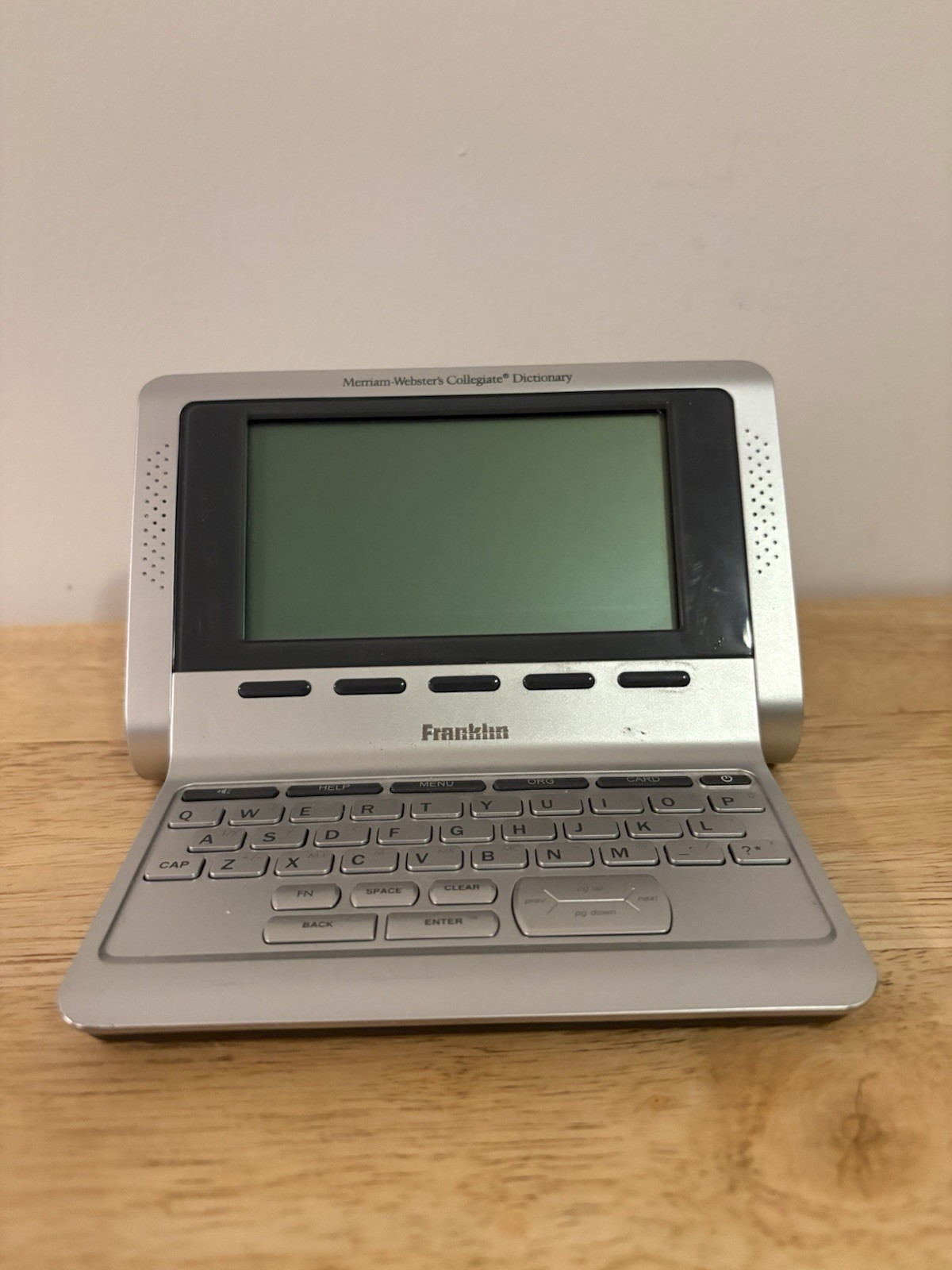 Franklin Merriam Webster Collegiate Dictionary Thesaurus Speaking SCD-787 Franklin Merriam Webster Collegiate Dictionary Thesaurus Speaking SCD-787
