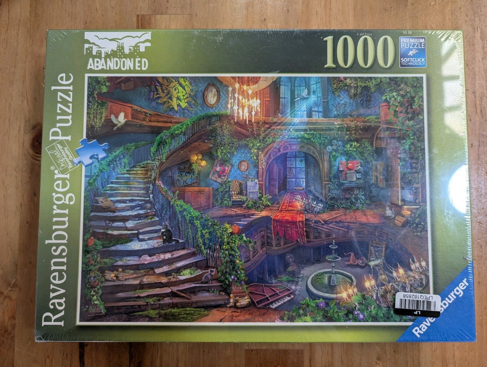 Ravensburger 1000 Pc Puzzle Abandoned Hotel Vacancy Staircase Creepy New Sealed Ravensburger 1000 Pc Puzzle Abandoned Hotel Vacancy Staircase Creepy New Sealed