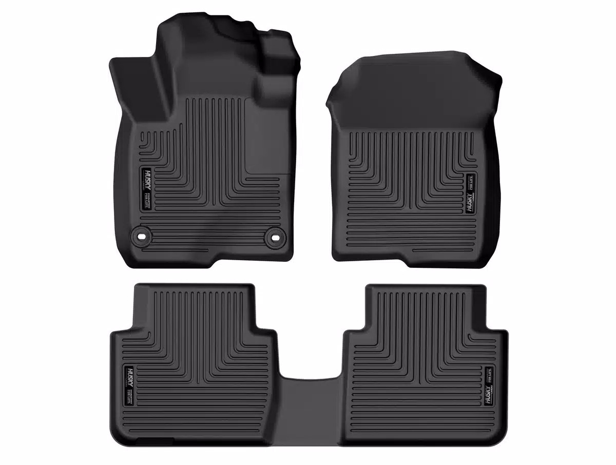 Husky Weatherbeater Front/2nd Floor Mats 3pc Fit 2023-2026 Honda HR-V Black