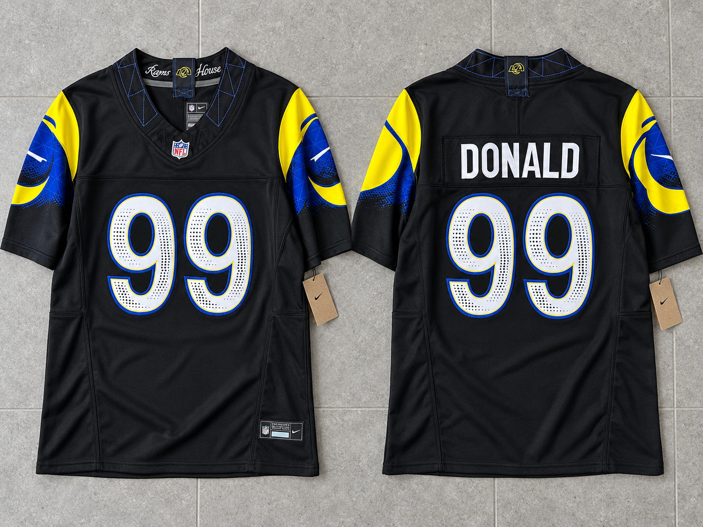 2026 Los Angeles Rams Rivalry Jersey Aaron Donald #99 Vapor F.U.S.E. Size Large