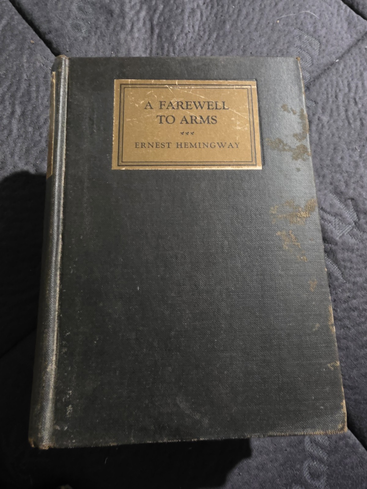 A Farewell to Arms by Ernest Hemingway (1929) True First Edition, First Printing