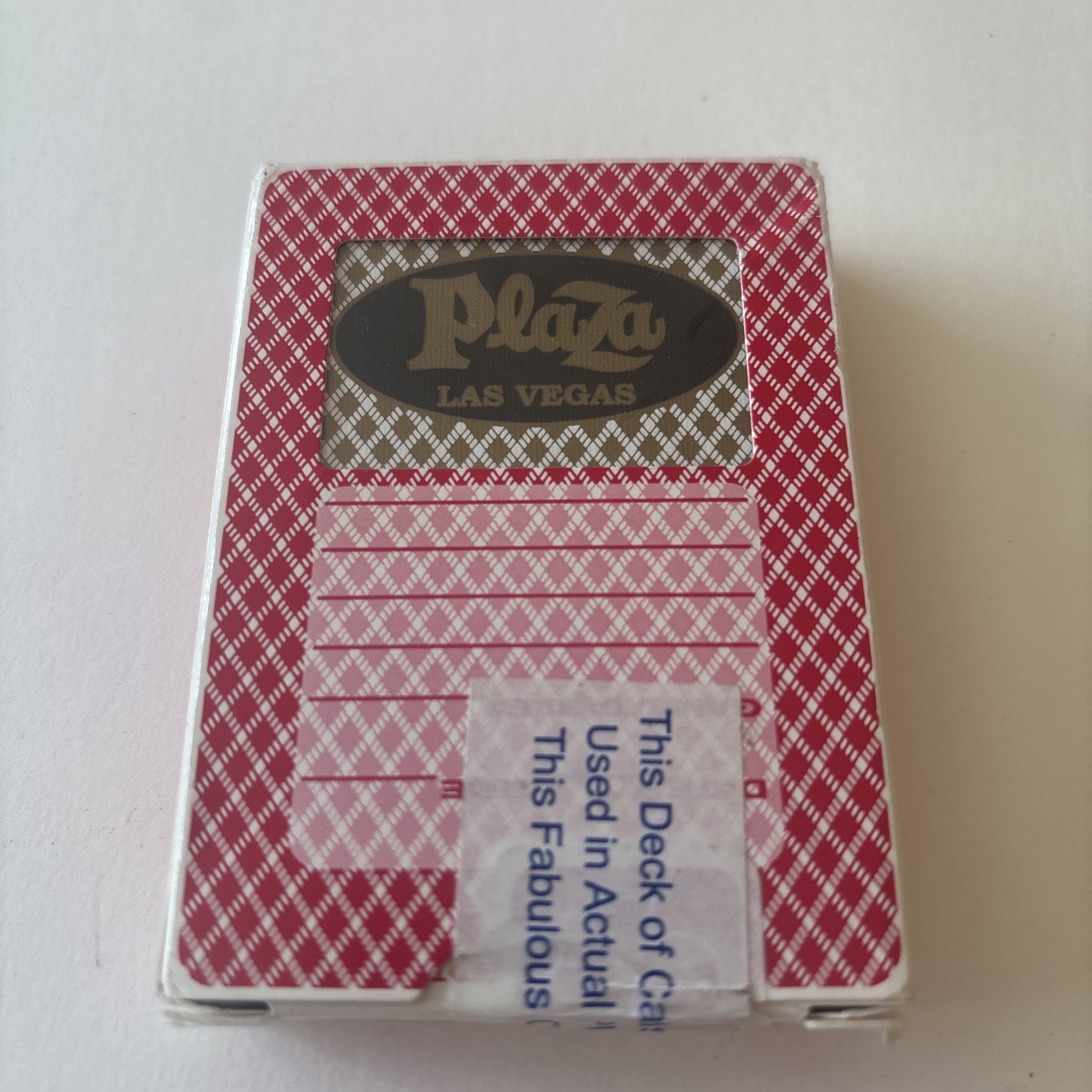 PLAZA LAS VEGAS NEVADA CASINO  CARDS  NEW SEALED  #17