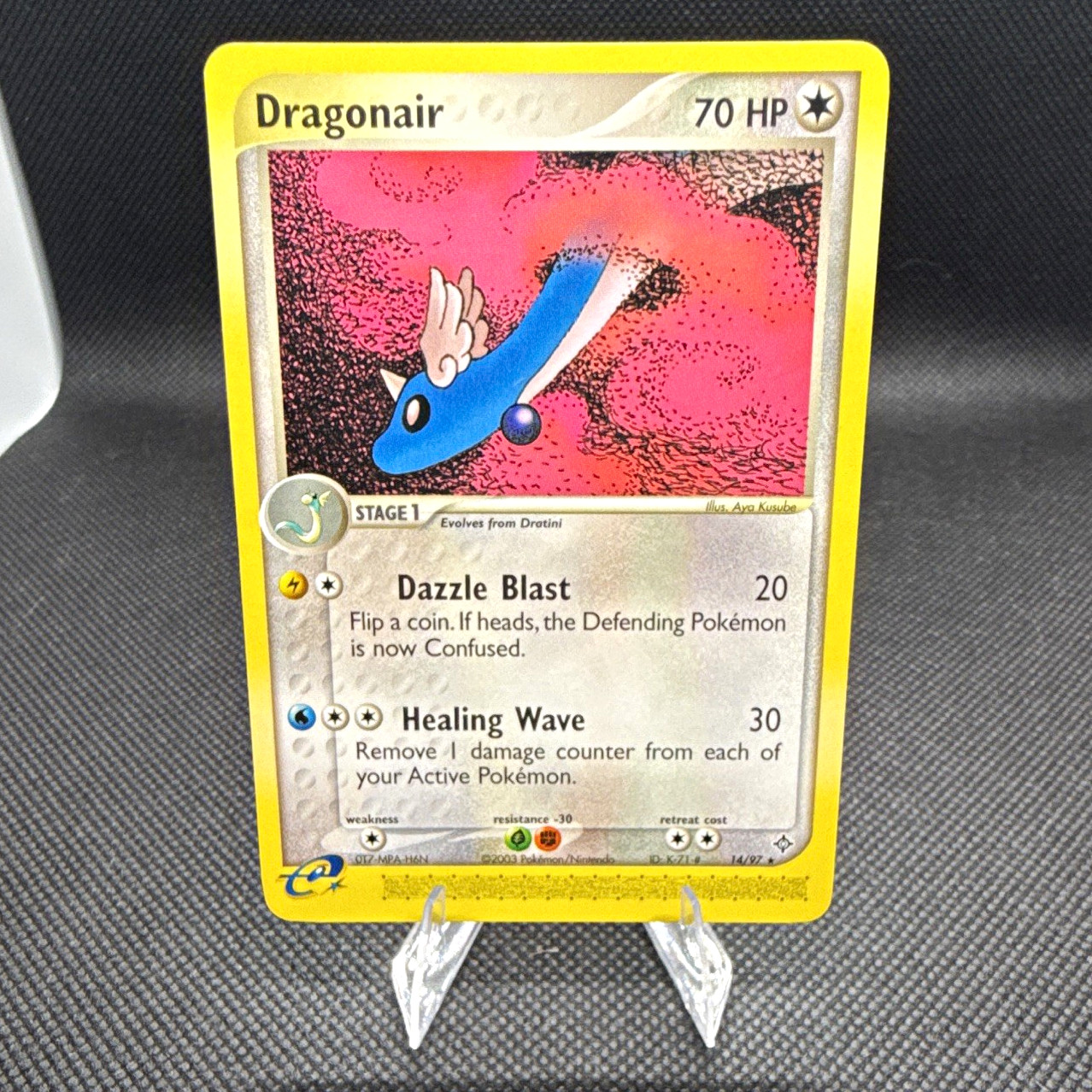 EX Dragon Dragonair 14/82 Rare Regular English 70 HP Stage 1 2003 EX Dragon Dragonair 14/82 Rare Regular English 70 HP Stage 1 2003