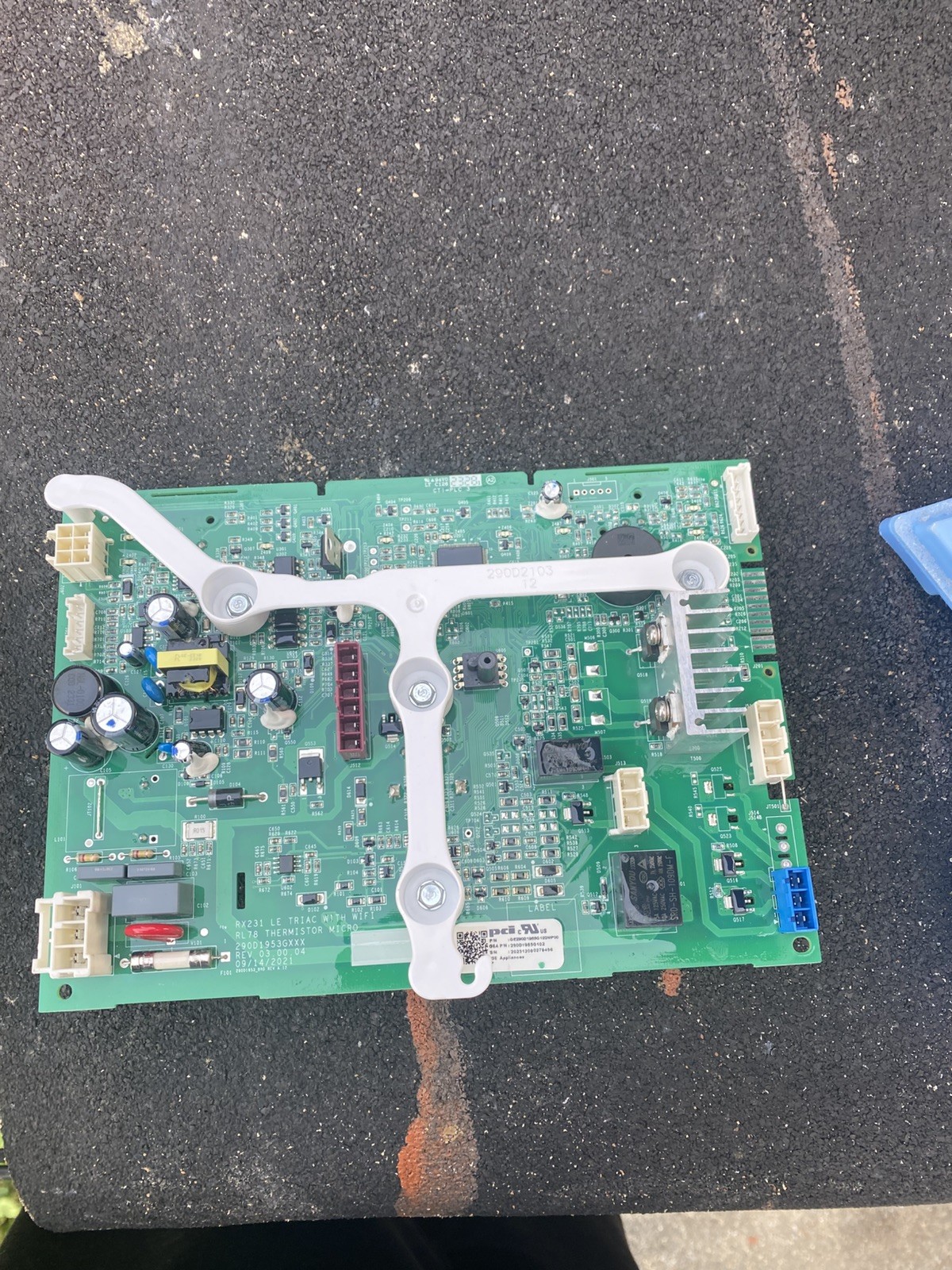 WH22X38438 GENERAL ELECTRIC MAIN CONTROL BOARD W/INSTRUCTIONS TL WASHER LE WH22X38438 GENERAL ELECTRIC MAIN CONTROL BOARD W/INSTRUCTIONS TL WASHER LE