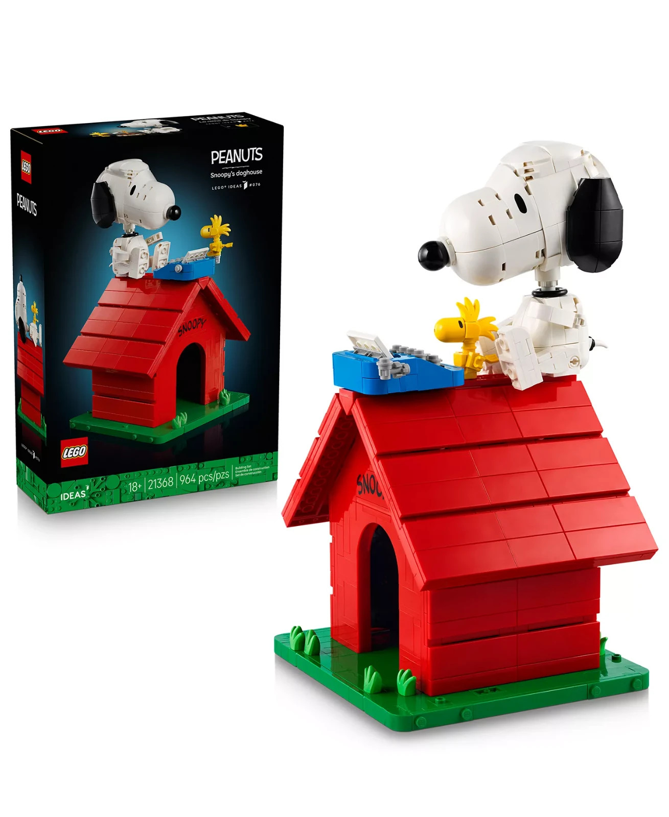 LEGO Ideas Peanuts: Snoopy\'s Doghouse Building Set - 21368, 964 Pieces LEGO Ideas Peanuts: Snoopy\'s Doghouse Building Set - 21368, 964 Pieces