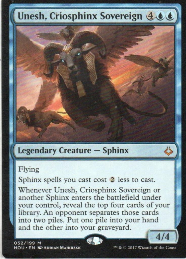 MTG: Hour of Devastation: Unesh, Criosphinx Sovereign: Lightly Played Condition