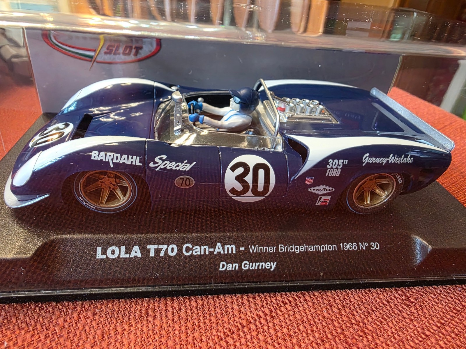 Thunder Slot 1/32 Scale Slot Car Lola T70 Can-Am #30 Dan Gurney