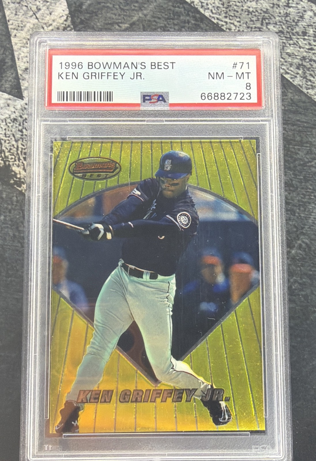 1996 Bowman's Best - Ken Griffey Jr #71 PSA 8