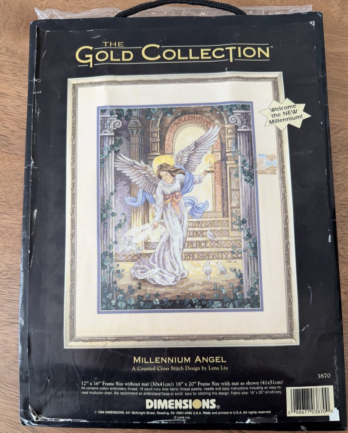 Dimensions Gold Millennium Angel Counted Cross Stitch Kit #3870 Lena Liu  Sealed