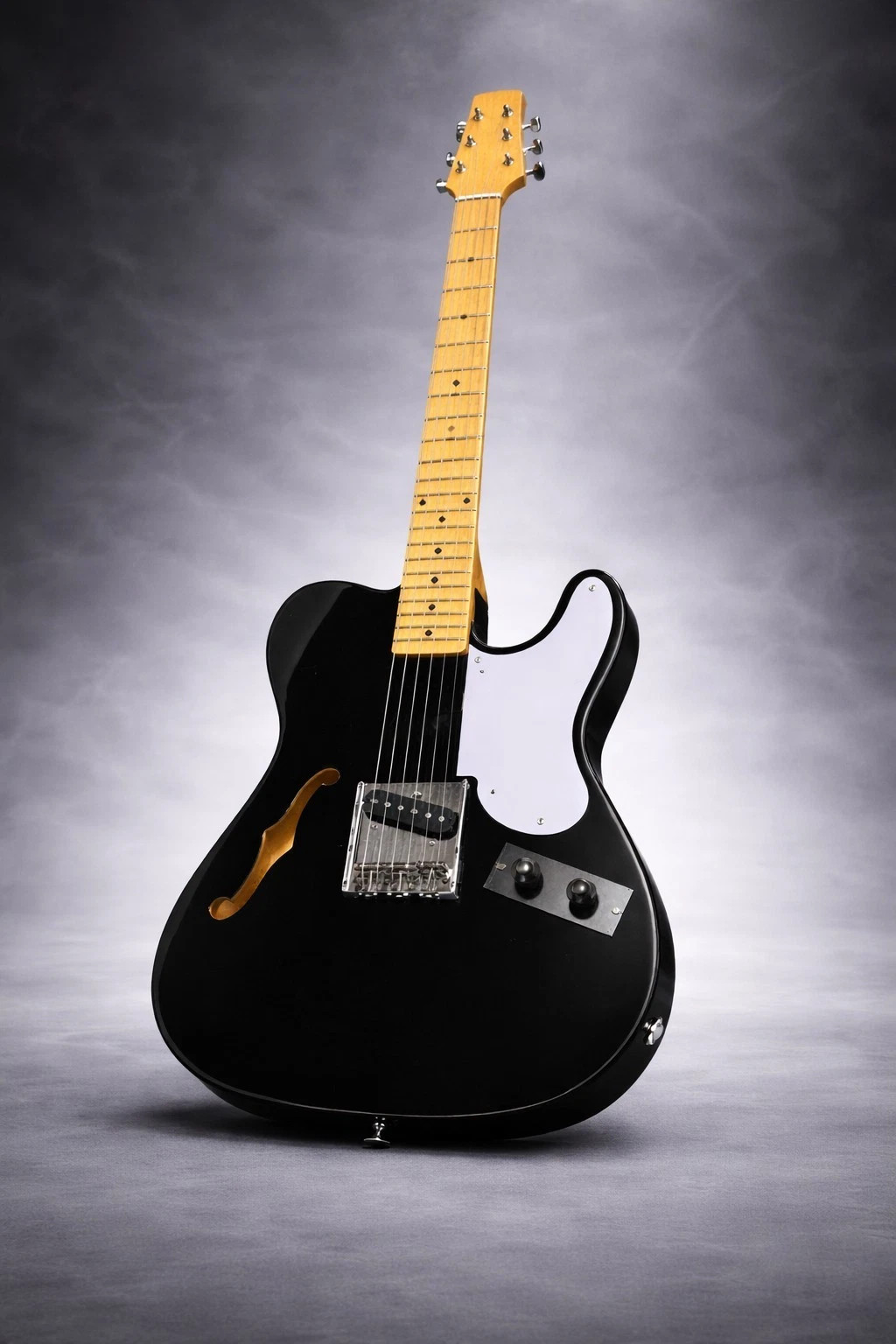 49\' VNT ESQUIRE T STYLE CUSTOM SNAKEHEAD SEMI-HOLLOW 6 STRING ELECTRIC GUITAR 49\' VNT ESQUIRE T STYLE CUSTOM SNAKEHEAD SEMI-HOLLOW 6 STRING ELECTRIC GUITAR