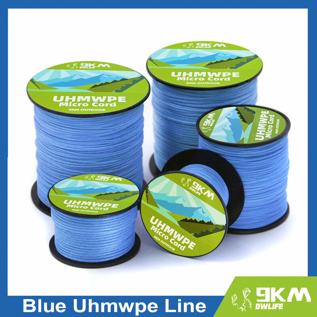 1000lb~2000lb Dyneema String Braided UHMWPE Cord Outdoor Repair Spliceable Rope