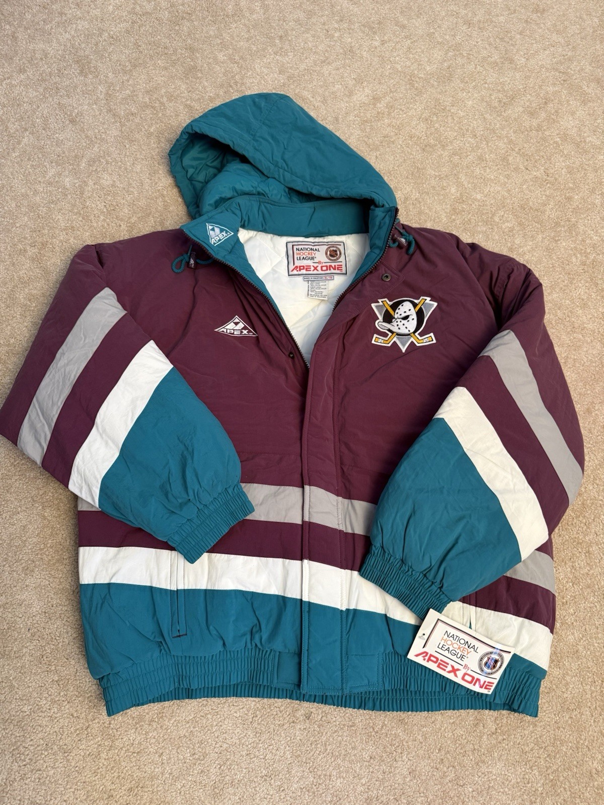Vintage Apex One Mighty Ducks Coat