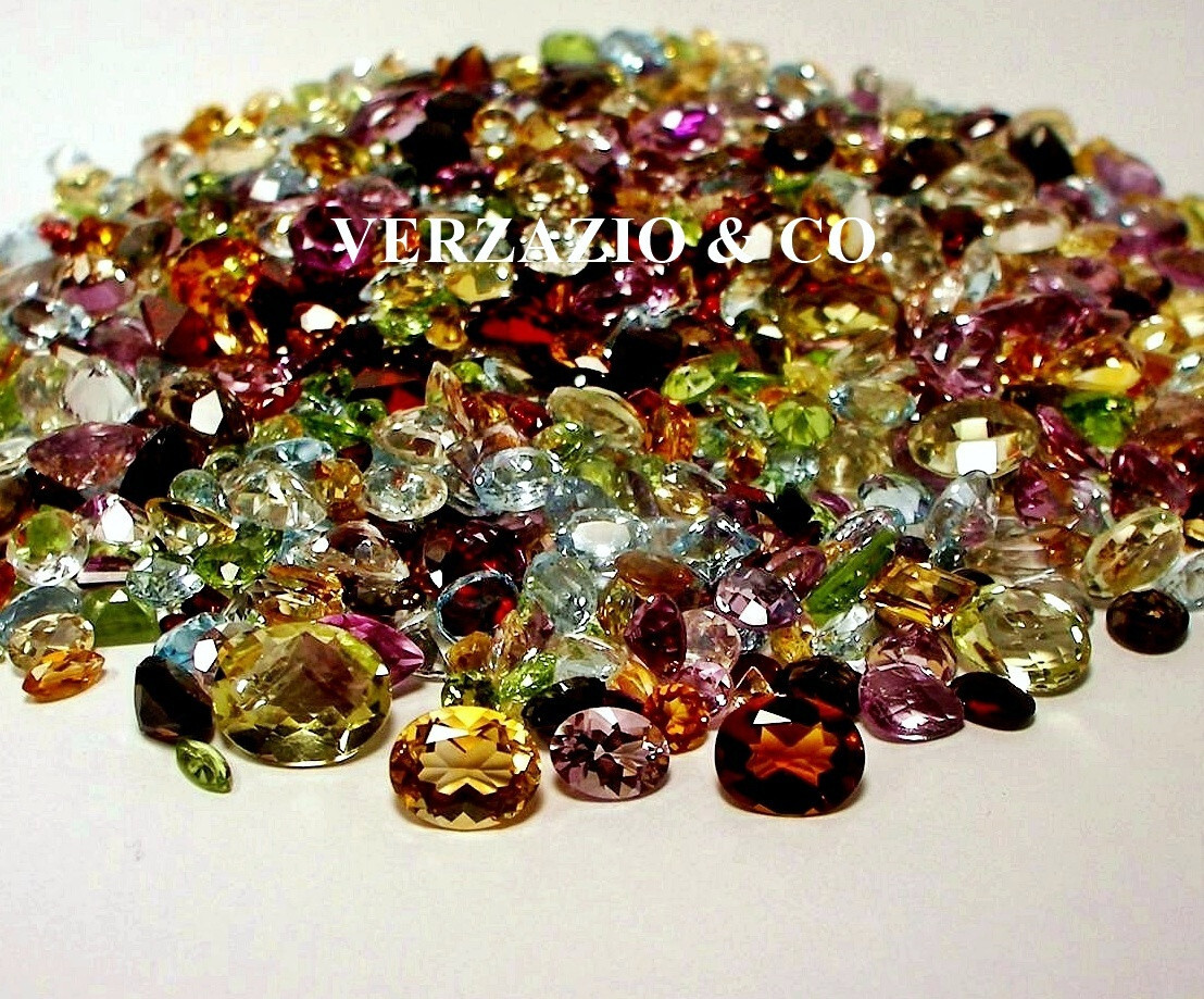 100+ CT MIX LOT LOOSE FACETED NATURAL GEMSTONES MIXED GEMS WHOLESALE LOOSE GEM