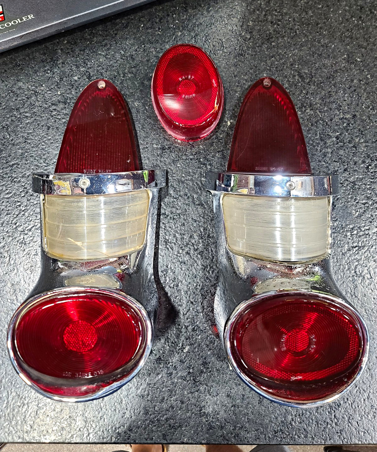 Vintage Original 1957 Buick Special Rear Taillights Good Condition Vintage Original 1957 Buick Special Rear Taillights Good Condition
