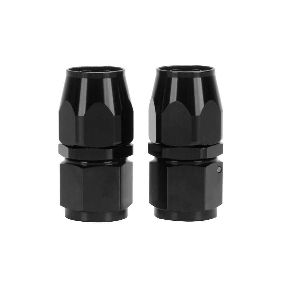 2Pcs AN6/AN8/AN10/AN12 Swivel Hose End Fitting Adapter Oil/Fuel/Gas Hose Line 2Pcs AN6/AN8/AN10/AN12 Swivel Hose End Fitting Adapter Oil/Fuel/Gas Hose Line