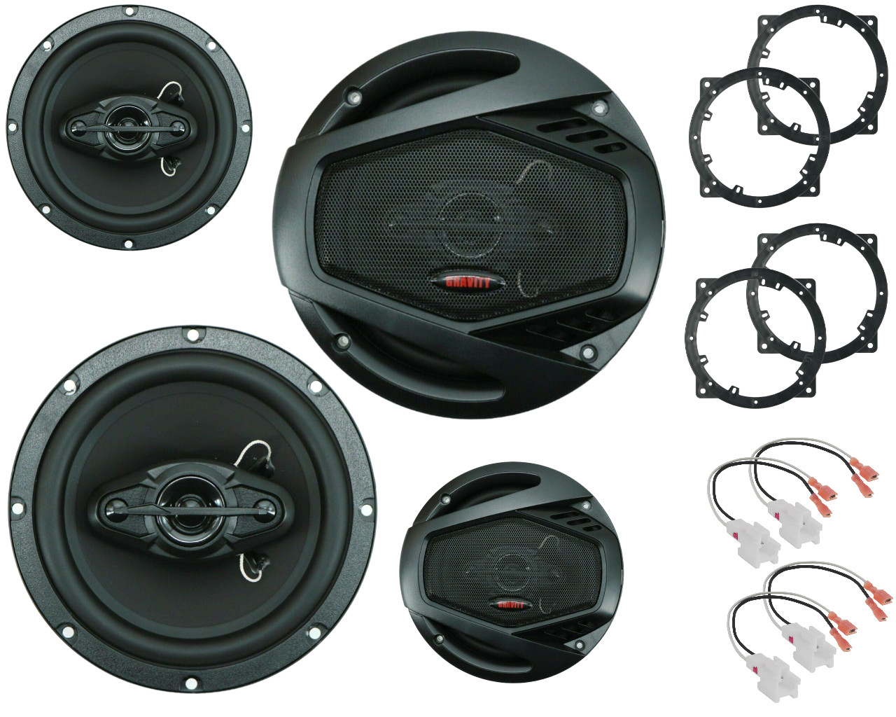 Gravity Front & Rear Car Speakers Replacement/Upgrade for 2011-2015 Kia Optima Gravity Front & Rear Car Speakers Replacement/Upgrade for 2011-2015 Kia Optima