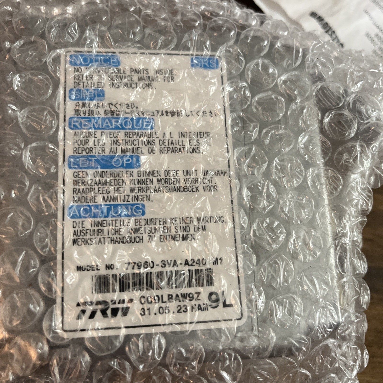 NEW OEM GENUINE 2006-2011 HONDA CIVIC CONTROL MODULE  77960-SVA-A24 SEALED