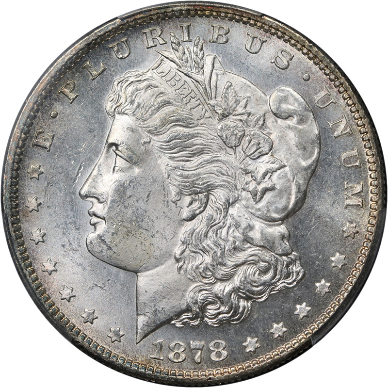 1878-S Morgan Silver Dollar PCGS MS63 Nice Eye Appeal Nice Strike
