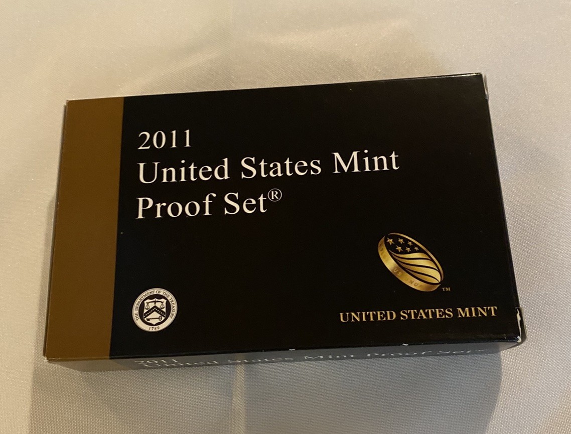 2011-S US Mint Proof Set  14 Coins With America the Beautiful Quarters Box/COA