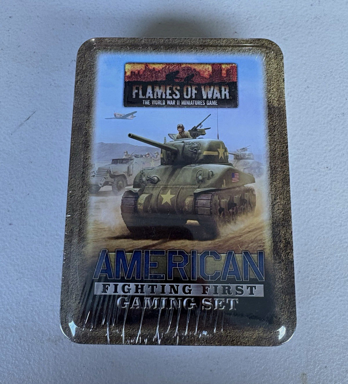 Flames of War TD053 American Fighting First Gaming Set Dice Tokens NEW Sealed