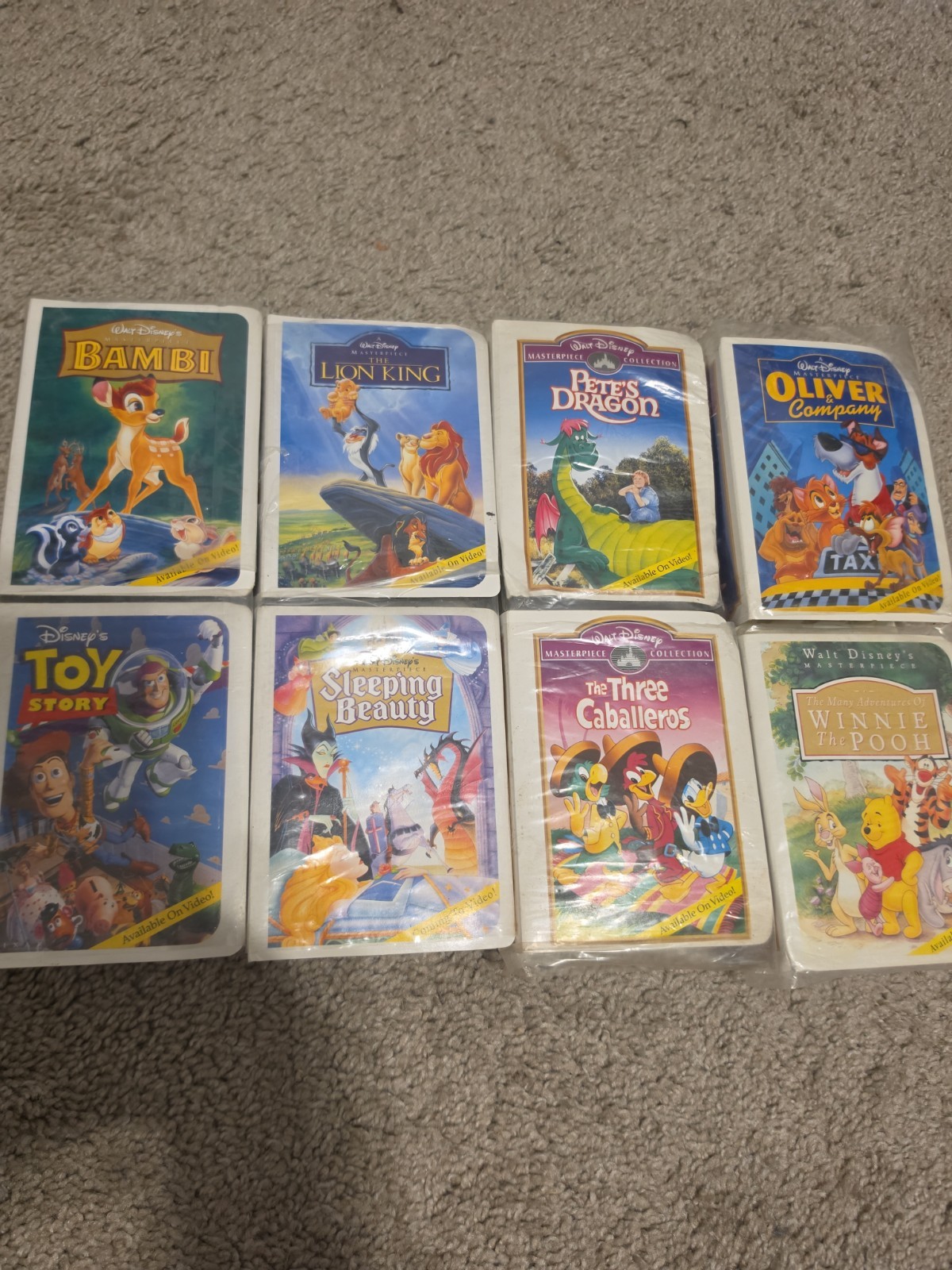 Vintage 1996 Mcdonalds Walt Disney Masterpiece Collection Set Of 8 Unopened Vintage 1996 Mcdonalds Walt Disney Masterpiece Collection Set Of 8 Unopened