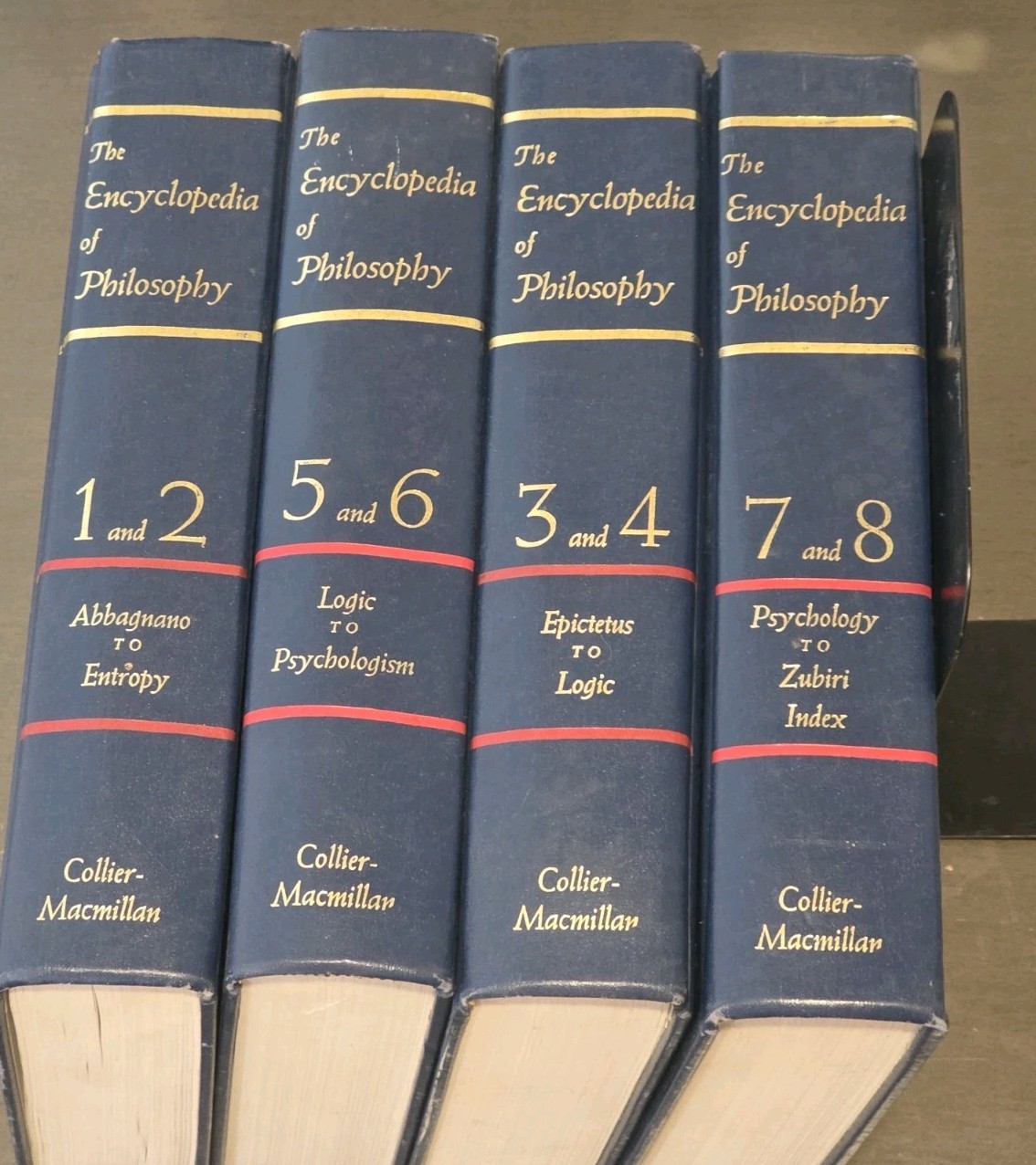 The Encyclopedia of Philosophy 8 Volumes in 4 Paul Edwards Complete Set USA 1967 The Encyclopedia of Philosophy 8 Volumes in 4 Paul Edwards Complete Set USA 1967