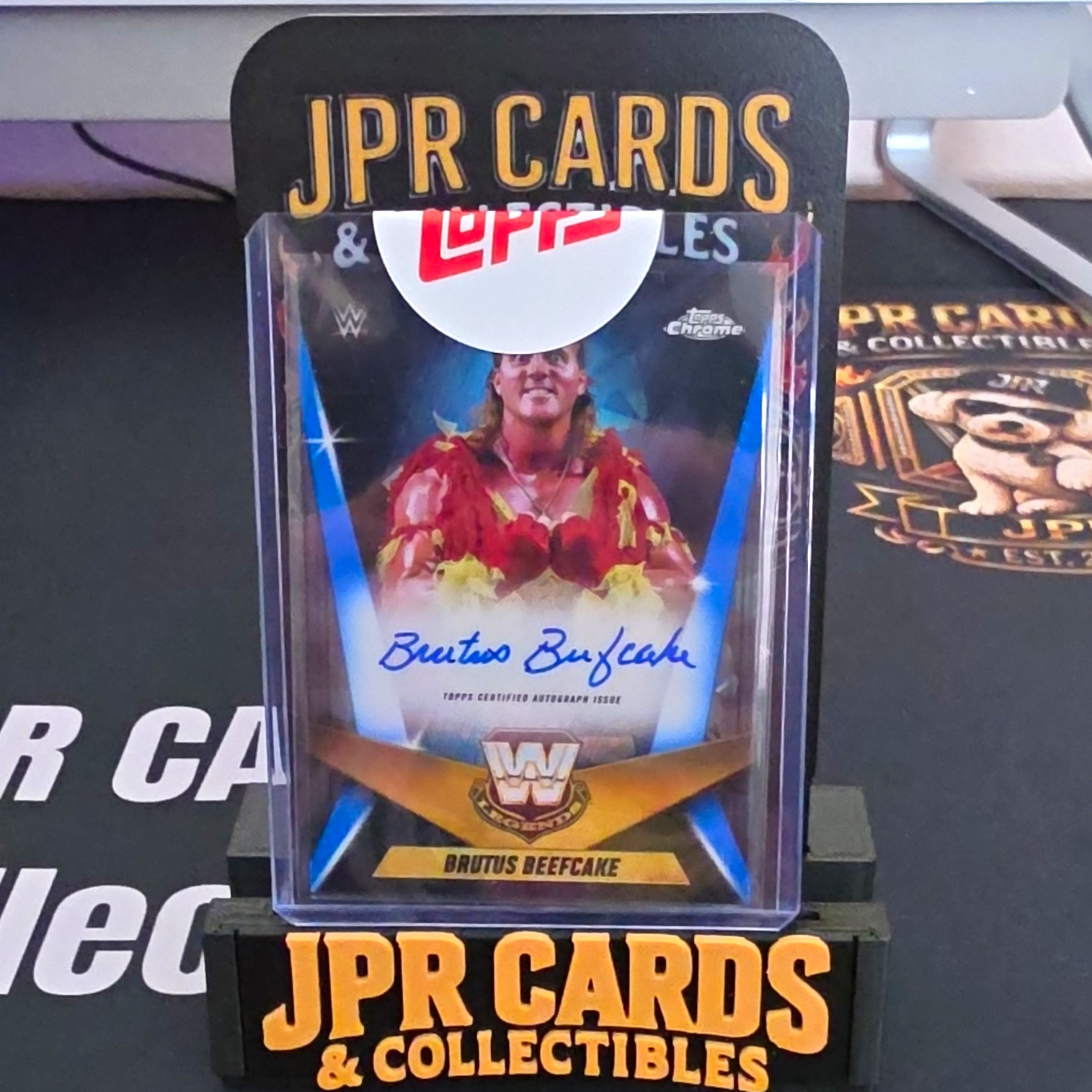 WWE Topps Chrome WWE Sapphire 2025 Brutus Beefcake Auto #LCA-BB Insert WWE Topps Chrome WWE Sapphire 2025 Brutus Beefcake Auto #LCA-BB Insert