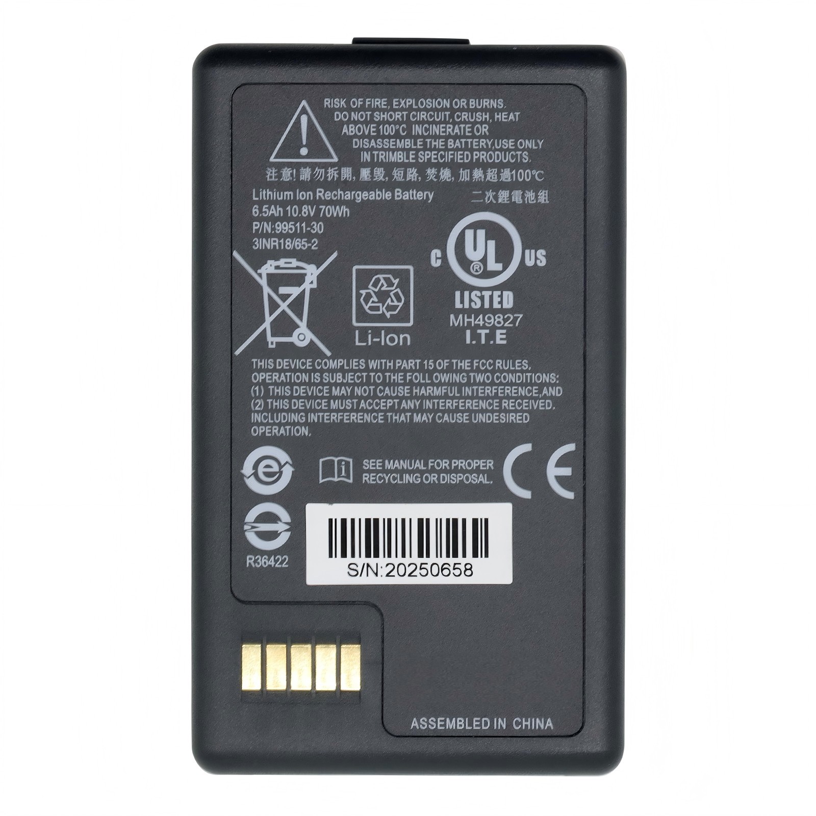 New Replacement Battery 79400 99511-30 for Trimble S3 S5 S6 S7 S8 S9 VX Focus 30