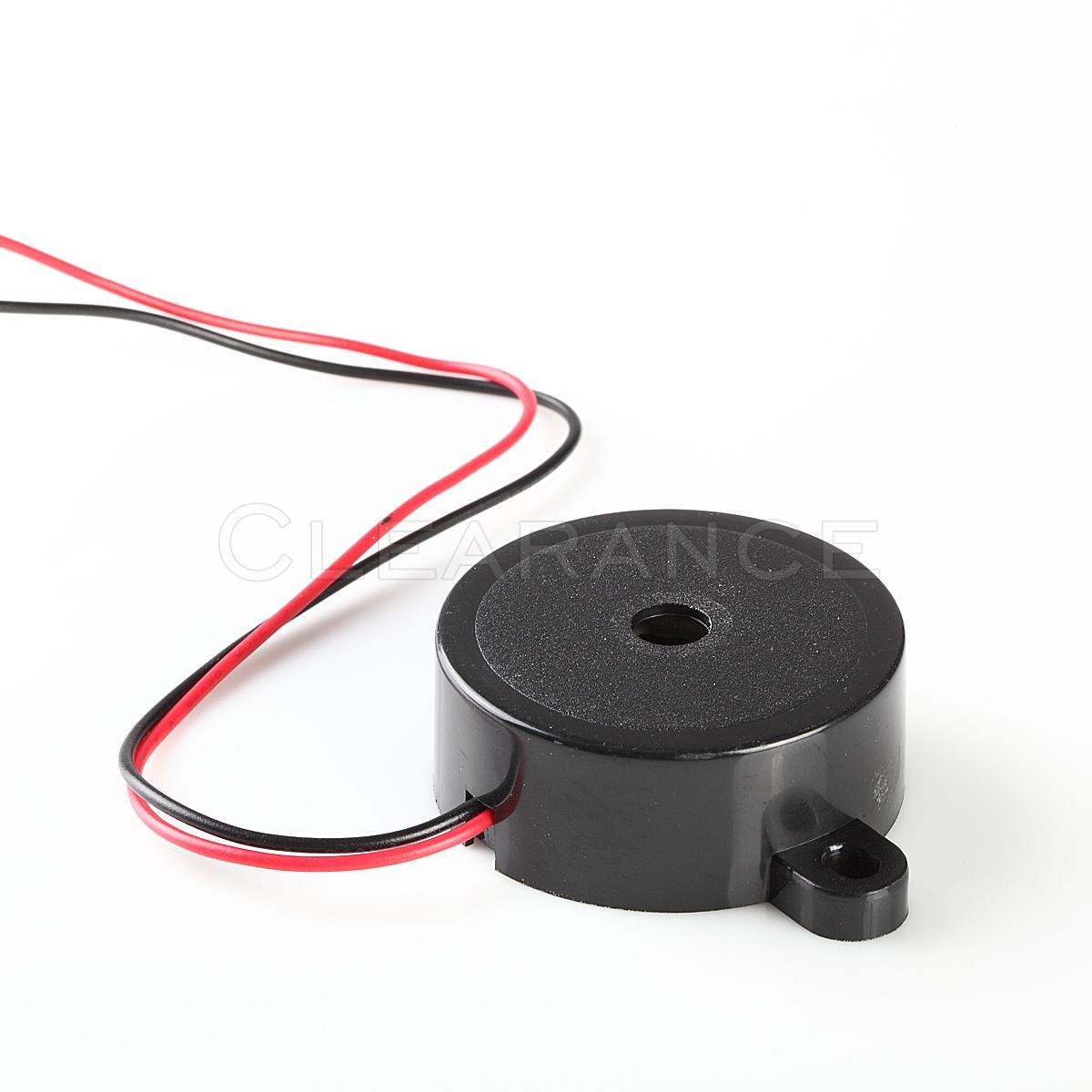 Black 12V High-decibel Audible Electronic Buzzer Beeper Continous Beep Black 12V High-decibel Audible Electronic Buzzer Beeper Continous Beep
