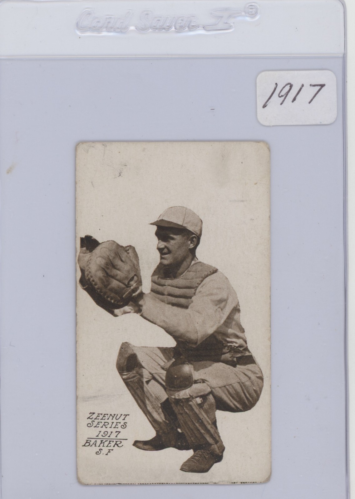 1917 Zeenut Baseball Del Baker P.C.L. Detroit Tigers MLB Player 1917 Zeenut Baseball Del Baker P.C.L. Detroit Tigers MLB Player