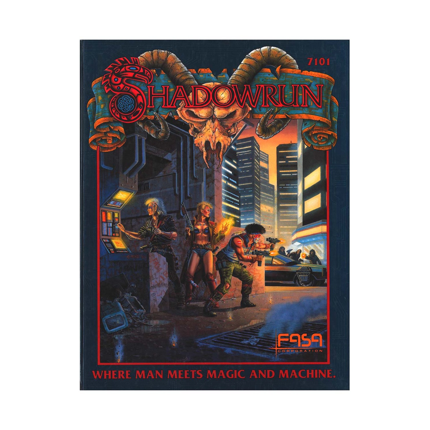 FASA Shadowrun Shadowrun (1st Ed) HC VG+ FASA Shadowrun Shadowrun (1st Ed) HC VG+