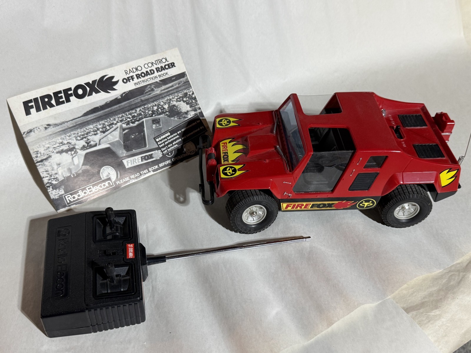 FireFox Radio Control Off Road Racer by Radioelecon -Vintage 1980s RC Truck FireFox Radio Control Off Road Racer by Radioelecon -Vintage 1980s RC Truck