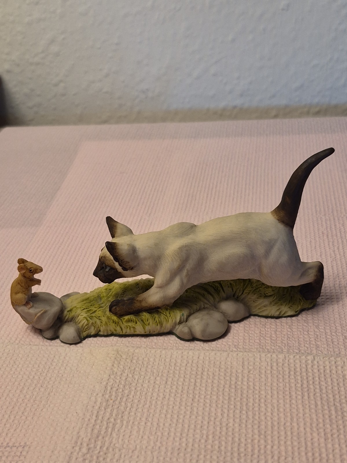 VTG Natures Heritage Holland Studio Craft Siamese Cat & Mouse Figurine England VTG Natures Heritage Holland Studio Craft Siamese Cat & Mouse Figurine England