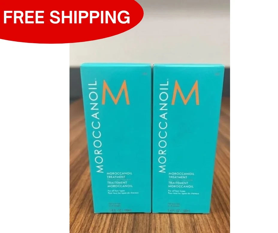 2 Pack- Argan Hair Oil 100ml 3.4oz Moroccanoil Treatment Original All Hair Types 2 Pack- Argan Hair Oil 100ml 3.4oz Moroccanoil Treatment Original All Hair Types