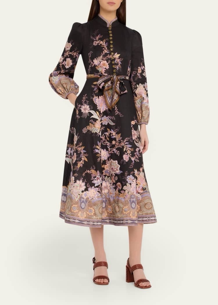 Zimmermann Dress Luna Button Midi Size 0 US 4 $ 1150 Zimmermann Dress Luna Button Midi Size 0 US 4 $ 1150