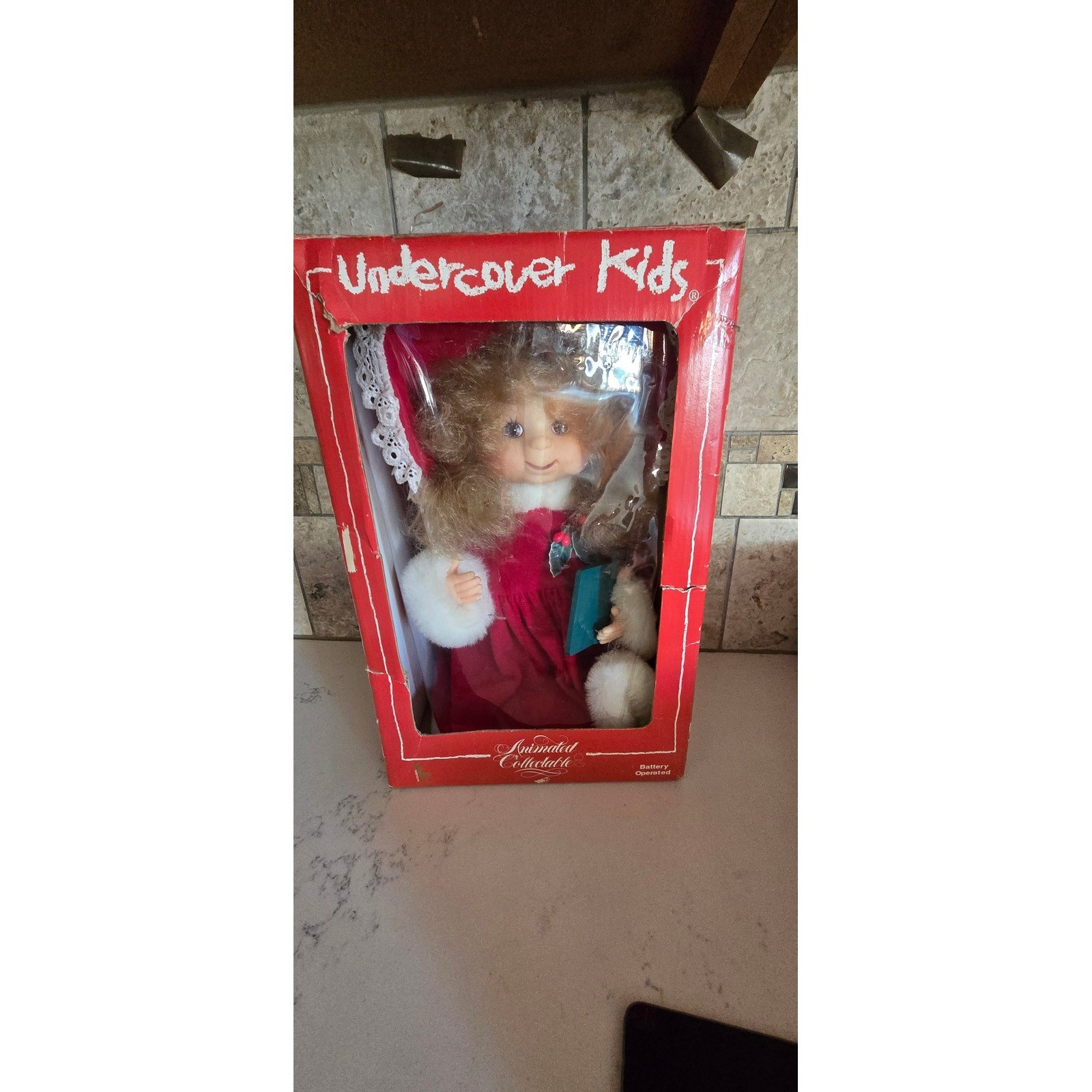 Vintage 1993 Undercover Kids Animated Collectable Doll Santa's Best Christmas Vintage 1993 Undercover Kids Animated Collectable Doll Santa's Best Christmas