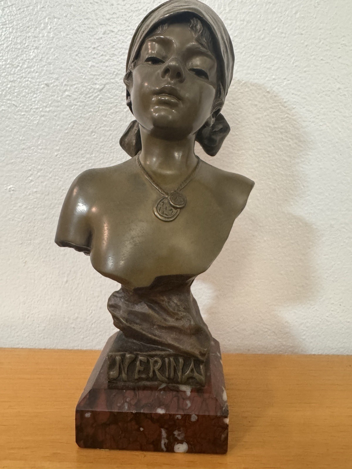 Antique Bronze Emmanuel Villanis Foundry Société Des Bronzes De Paris Nerina