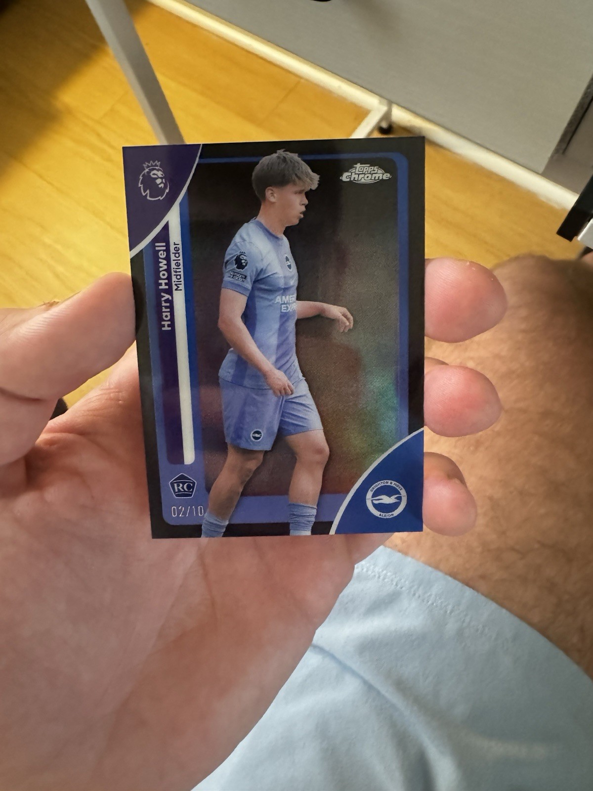 Harry Howell Rookie Black Refractor /10 2025-26 Topps Chrome Premier League Harry Howell Rookie Black Refractor /10 2025-26 Topps Chrome Premier League
