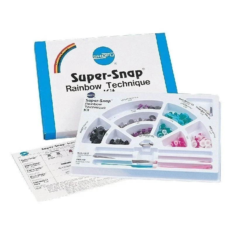 Dental Shofu Super-Snap Rainbow Technique Kit PN0500 Free II Ship Dental Shofu Super-Snap Rainbow Technique Kit PN0500 Free II Ship