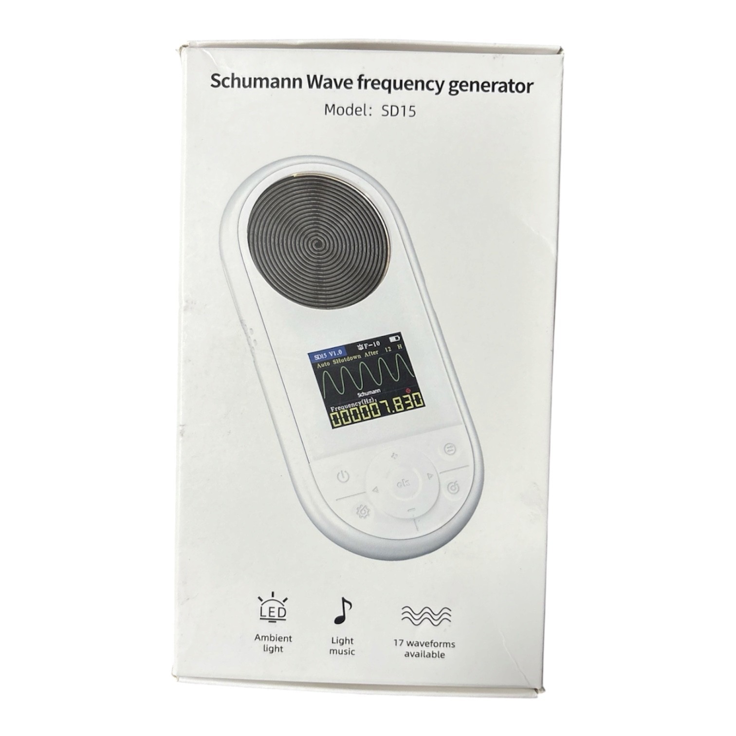 Schumann Frequency Generator - 0.001-999kHz Resonance Generator Model SD15