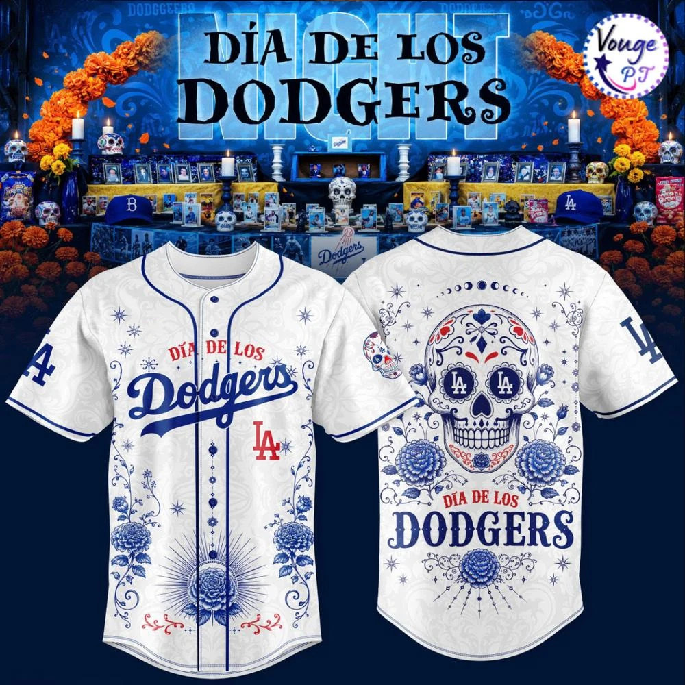 New Arrivals - Dodgers Dia de los Muertos 2026 Giveaway Jersey - All Size