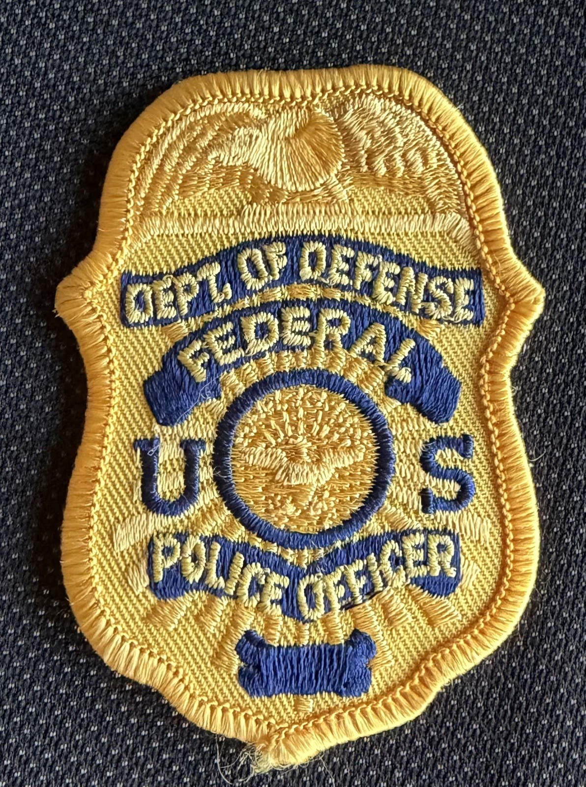US Dept. of Offense Federal Police Officer Patch 3” US Dept. of Offense Federal Police Officer Patch 3”