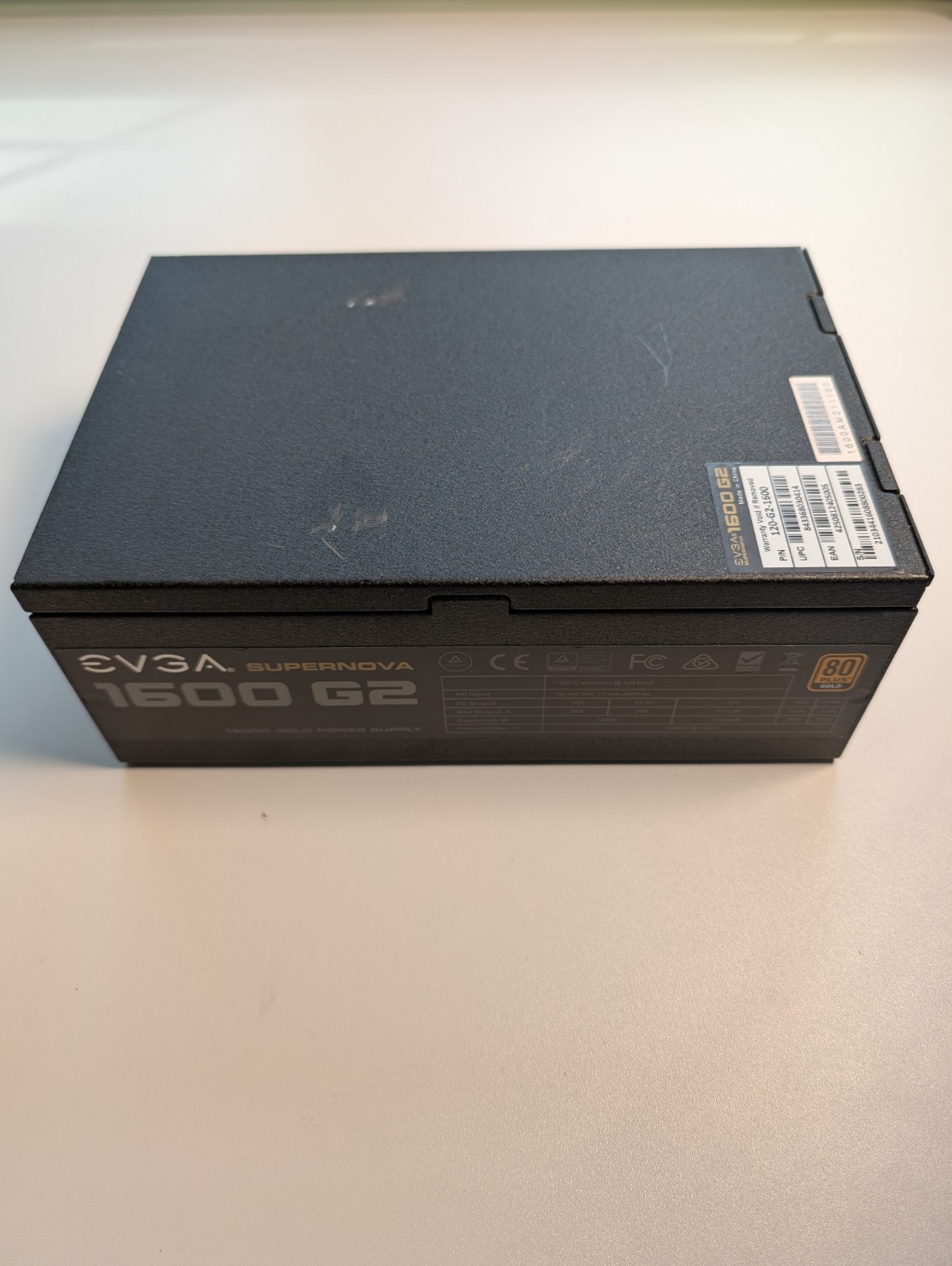 EVGA SuperNOVA 1600 G2 1600W 80 PLUS Gold Fully Modular ATX Power Supply
