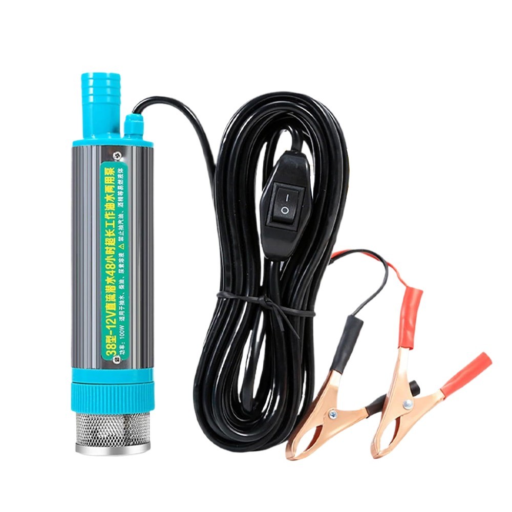 12V Deep Well Submersible Pump Portable Electric Pump For Pumping Water Oil